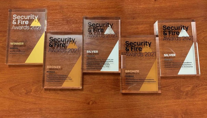 Five Awards for MOBIAK at Security and Fire Awards